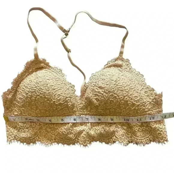 Aerie Racer Back Bralette Lacy Size Small Petite - Picture 3 of 11